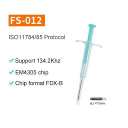 20pcs Pet Microchip 134.2khz FDX-B ISO11784/11785 Universal Standard Dog Microchip Implant RFID Chip For Dogs Cat Identification