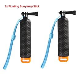 Floating Hand Grip Waterproof Handle Selfie Stick for GoPro Hero 13 12 11 10 9 8 7 5 Insta360 SJCAM AKASO DJI OSMO Action Camera