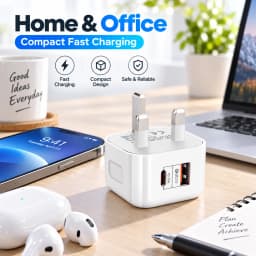 20W Dual Port USB C PD Fast Charger EU US UK Plug Quick Charging Wall Adapter for iPhone 15 14 13 12 11 Samsung HTC LG