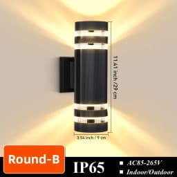 CHUANGYANG Replace E27 Bulb Led Wall Light Outdoor IP65 Waterproof Porch Light Indoor Wall Lamp Decoration For Hallway Bedroom
