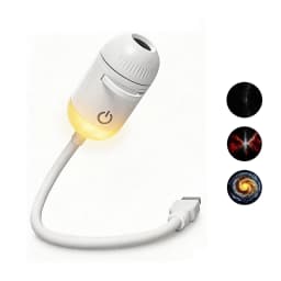New 2 in 1 USB Projection Light Manual Focus Galaxy Projector Light Car Ambient Lamp Romantic Room Moon Saturn Star Night Lights