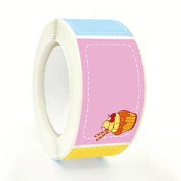 250pcs/roll Cartoon Name Stickers for Kids School Kitchen Sticker Refrigerator Food Storage Label Sticker Stationery Handwritten