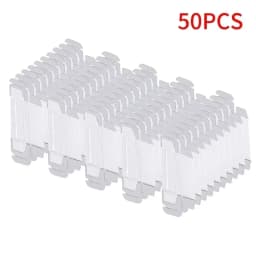 10/20/30/50pcs 1/64 Car Model Toy Transparent PVC Box Wheel Dustproof Storage Wedding Favor Party Decor Clear Gift Display Case
