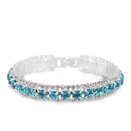 New Arrival 925 Sterling Silver Silve Women Classic Jewelry Holiday Gift Clear Red Cubic Zircon Bracelet& Bangle Wholesale
