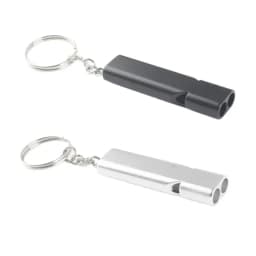 1-3PC Dual Frequency Survival Whistle Flat Metal Whistle for Outdoor Hiking Climbing Emergence Whistle Tools