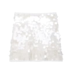 DUOPERI Women Y2K With Sequined Solid A-Line Mini Skirt Side Zipper High Waist Female Chic Lady Casual Skirts