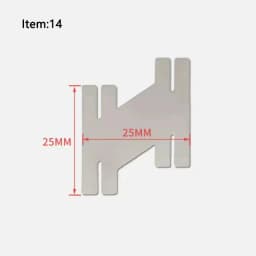 50pcs 18650 Lithium Battery Nickel Sheet Polygonal Battery Nickel Sheet For Spot Welding Machine Batteries Connection Sheets