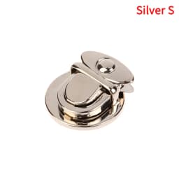 1PCS Mini Oval Twist Lock Metal Closure Buckle Turn Locks For Purse Wallet Women's Handbag Shoulder Bag Accessories