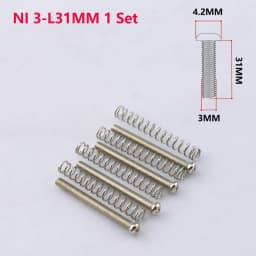 1 Set #3-48(2.5MM) / 3MM Electric Guitar Humbucker Pickups Height Adjusting Screws - KR(Origin)