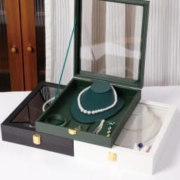 Leather Jewelry Box Luxury Necklace Earrings Storage Boxes Women Organizer Jewelry Display Stand Ring Accessory Packaging Case