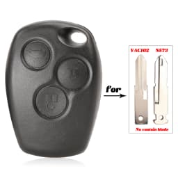 Jingyuqin 2/3 Buttons Remote Car Key Shell Cover Case Styling For Renault Dacia Modus Clio 3 Twingo Kangoo 2 Fob