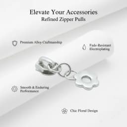 10-100pcs DIY Plum Blossom Nylon Zipper Sliders Repair Kit 3# 5# Zip Pull Replacement for Bags Pockets Clothes Sewing Accessory