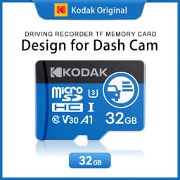 Kodak High Endurance Micro SD Card for Dash Cam FAT32 Memory Card 128/256GB 100MB/s Smooth 4K & Loop Recording Microsd Cards