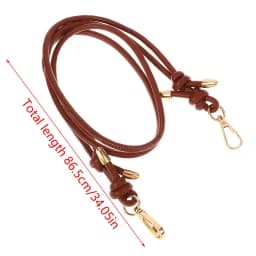 1Pcs Adjustable Leather Bag Strap Replacement Crossbody Shoulder Strap With Metal Clasp For Handbag Purse Accessories