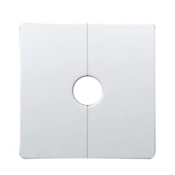 1 Pc Wall Split Flange Square Escutcheon Plate Water Pipe Wall Covers Reserved Drill Hole Panel Decor for Wires Faucets Pipes
