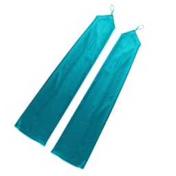 Summer 49CM Long Women Sunscreen Finger Hook Cover Up Scars Drive Ride Gloves Satin Dinner Dress Etiquette Mittens