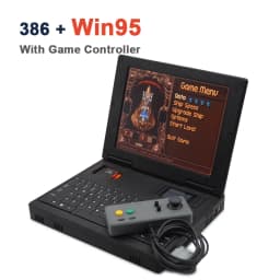 SZBOX BOOK386 Retro Computer 386 Compatible DOS PC Windows 95 3.11 Vintage PC DOS Games Classic Games Retro Gaming Mini Computer