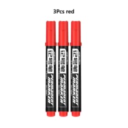 3/6 Pcs/set Deli Permanent Art Markers Pens Waterproof Oil Based Paint Markers for Rock Wood Fabric Plastic Canvas Glass Canvas