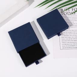 New Arrive Pull-Out Thin Drawer Jewelry Packaging Boxes Colorful Orange White Black Yellow Paper Kraft Box Case Gift Package