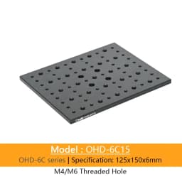 OHD-6C Optical Breadboard Multi-hole Aluminum Plate Optical Flat Plate Aluminum Alloy Base Plate Experimental Fixing Plate