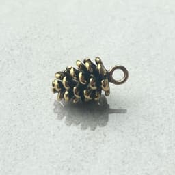 Cute Pine Nut Plant Specimen Pendant Necklace For Women Metal Choker Acorn Pinecone Chain Necklace Jewelry Accessories Gift