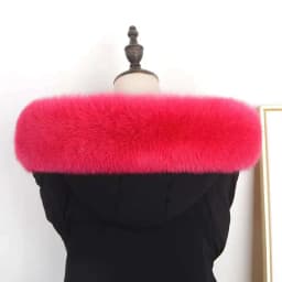 Real Fox Fur Collar 100% Natural Fur Scarf Women Winter Luxury Warm Fur Shawl Ladies Geniue Fur Scarves For Coat Down Jacket Men