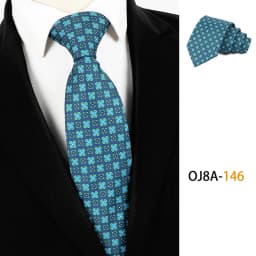 Fashion 8CM Mens Necktie Print Patterns Classic Neck Ties For Man Groom Handfeel Polyester Necktie Business Wedding Accessories