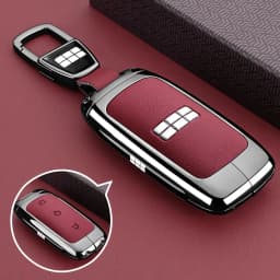 Car Zinc Alloy TPU Leather Key Case Holder Cover For Geely Galaxy EX5 E5 L6 L7 EMI NO.1 Proton e.MAS 7 5 E8 Starry 8 Accessories