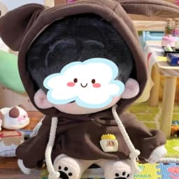 Doll Clothes 20cm Cotton Doll Replacement Clothes Hooded Sweaters Plush Doll Clothes Children's Holiday Gifts