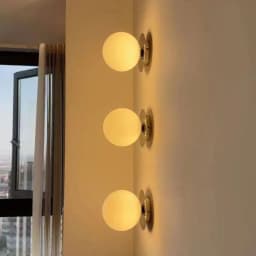 Nordic Globe Glass Wall Lamp Bathroom Mirror Front Wall Lamp Bedroom Bed Wall Lamp Minimalist Modern