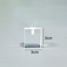 Clear Acrylic Ring Holder Display Stands Jewelry Organizer with Clips Joyeros Organizador De Joyas Packaging Storage Props Riser