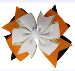 NEW Plaid Bows 4INCH School Hair Bows First Day Gingham Ribbon Stacked Bow Hair Clip Hairpin For Baby Girl Accessories