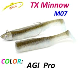 Texas Black Minnow M07 for Walleye and Bass Fishing 7 cm Soft Lure 6.5g Weedless Head Super Soft Shad Lure with 1 0 Worm Ho