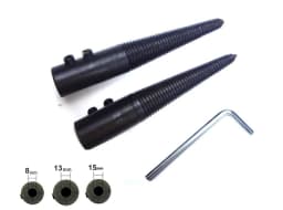 Taper Spindle Left Right Tapered Spindle Adapter Threaded for BENCH Buffer Buffing Polishing Wheel Polishing Connecting