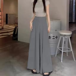 Women's Pants 2025 Spring Summer High-waisted Chinese Style Femme Trousers Casual Chiffon Sun Protection Ladies Skirt Pants