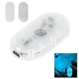 Car Interior LED Night Lighting Under Cabinet Light Touch Sensor Reading Lamp LED Book Lights USB Rechargeable Car Door Light
