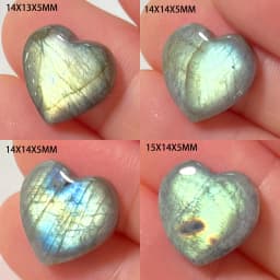 Wholesale Natural Stone Loose Beads Irregular Shape Bead Blue Purple Labradorite Cabochon 2-4Pcs/Lot