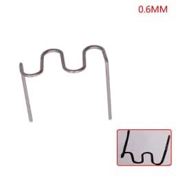 100pc Welding Nail Gun Nails Hot Stapler Staples 0.8/0.6mm For Plastic Welder Hot Welding Machine Welding Bumper Car Repair Kit