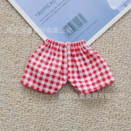 Labubu Doll Clothing Versatile Pants 17cm Plush Doll Clothing Accessories Labubu I II Idol Doll Sitting Party Accessories