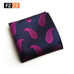 Classic Paisley Floral Anchor Handkerchief Silk Satin Mens Hanky Fashion Classic Wedding Party Pocket Square Hanky