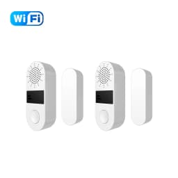 Tuya WiFi/Zigbee Door Window Sensor 130DB Sound Light Alarm Wireless Door Detector SmartLife APP Remote Control for Google Home