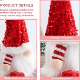 30cm Christmas Doll Elf Glowing Gnome with Led Night Light 2025 Christmas Decorations for Home Xmas Navidad New Year Gifts