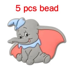 5pcs Silicone Cartoon Beads Pacifier Chain Baby DIY Care Pacify Accessory Adornment
