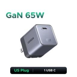 【Ultra Mini-US Plug】UGREEN 65W 45W GaN USB C Charger PD3.0 QC4.0 PPS For Macbook Pro Laptop iPhone 18 17 Samsung S26 iPad Tablet