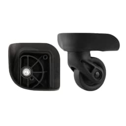 GUGULUZA 1 Pair Suitcase Wheels Replacement Luggage Wheels for Repairing Damaged Suitcase Compartment Wheels with 2 Screw Holes