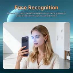 K-Touch Smartphone Android 5G For 17 Pro Max Smart Mobile Phones Dual Sim 22G+2TB Cell Phone Face Unlocked 7.3inch HD 5G Dual SIM 7800mAh Battery