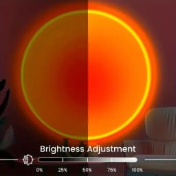 1PC Sunset Light Projection Light With Remote Control 16-Color Night Light RGB Color Changing LED Light Bedroom Photography Prop