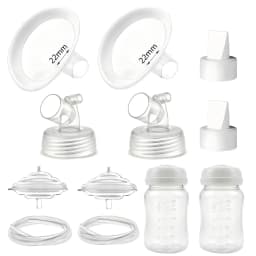 Replacement Breast Pump Parts for Spectra S1 S2 S9 Plus, Full Accessories Kit BPA-Free Silicone Breast Pump Spares