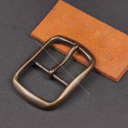 1.5" Antique Brass Belt Buckle Replacement Rectangle Center Bar Metal Buckles for Leather Crafting Belt DIY Hardware Accessory