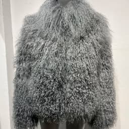 YOLOAgain High Collar Real Mongolia Sheep Fur Jacket For Women 2025 Winter Coats Outerwear